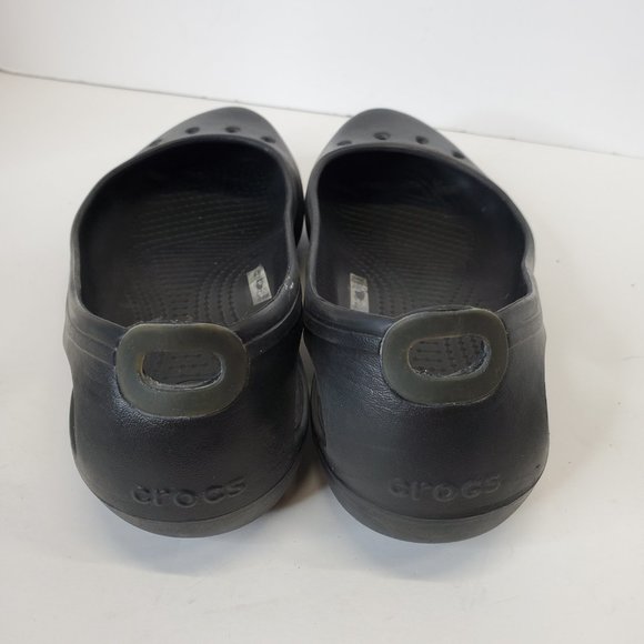 CROCS Kadee Womens Slip On Flats Comfort Shoes, Black 205077 - Sz 7. - Picture 3 of 11